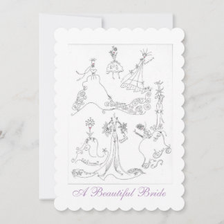 Invitation Une mariée magnifique