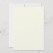 Invitation Une mariée verte | Fête des mariées de script mode (Dos)