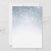 Invitation UNE MERVEILLE D'HIVER| Mariage (Dos)