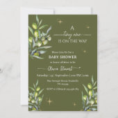 Invitation Une minuscule est en chemin Baby shower (Devant)
