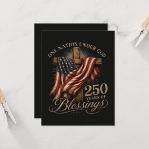 Invitation Une nation sous Dieu 250 ans