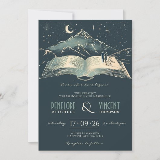 Invitation Une nouvelle aventure (Devant)