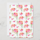 Invitation Une nouvelle aventure attend l'invitation du Baby  (Dos)