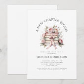 Invitation Une nouvelle étape commence Baby Shower (Devant / Derrière)