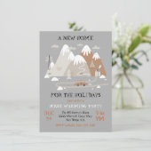 Invitation Une nouvelle maison pour la fête du réchauffement (Debout devant)