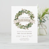 Invitation Une Nouvelle Maison Pour Les Fêtes | Pendaison de (Debout devant)