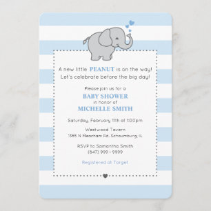 Invitation Une nouvelle petite cacahuète est en route ! - Gar