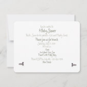 Invitation Une nouvelle vie : Un voyage est sur le point de (Dos)