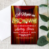 Invitation Une nuit à Broadway
