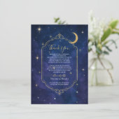 Invitation Une nuit parmi les Stars Celestial Mariage (Debout devant)