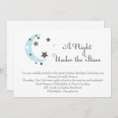 Invitation Une nuit sous l'invitation d'étoiles (Devant / Derrière)