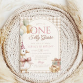 Invitation Une oie bête En vichy 1er anniversaire