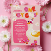 Invitation Une oie idiote Enfants d'été Super 1er anniversair