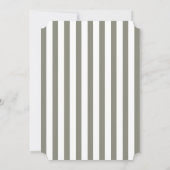 Invitation Une oie sotte 1er anniversaire mignonne aquarelle (Dos)