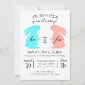 Invitation Une Partie Spéciale De Révélation De Genre De Bunn (Devant)