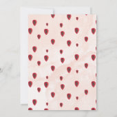 Invitation une pastèque un petit chou à la crème pastèque (Dos)