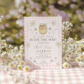 Invitation Une petite abeille arrive Bébé Shower 