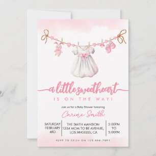 Invitation Une petite amoureuse pour la Saint-Valentin Baby S
