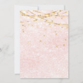 Invitation Une Petite Aquarelle Citrouille Florale Éclairage  (Dos)