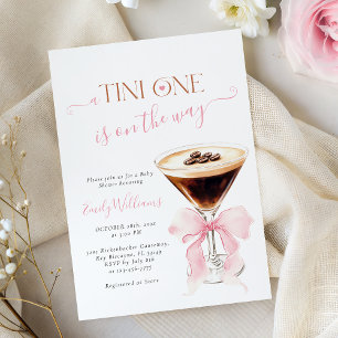 Invitation Une petite arrivee est en route Baby Shower Coquet
