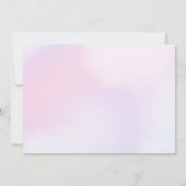 Invitation Une petite Baby shower de sirène douce (Dos)