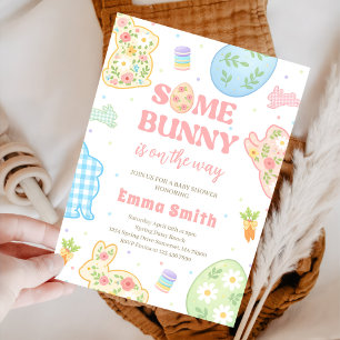 Invitation Une petite bête est en route Baby Shower