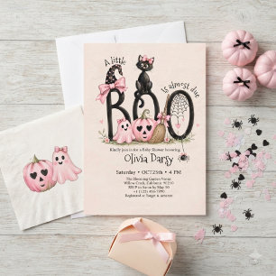 Invitation Une petite boo bébé presque à terme Fête prénatale