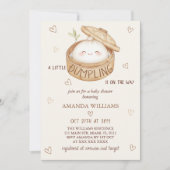 Invitation Une petite boulette arrive Baby Shower (Devant)