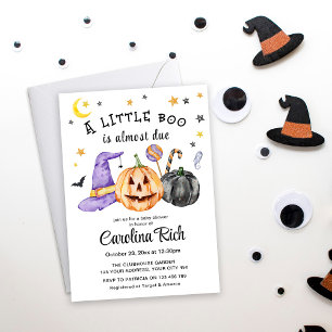 Invitation Une petite chouette est presque due pour Halloween