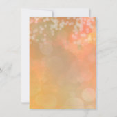 Invitation Une petite citrouille est en route Fête bébé d'aut (Dos)