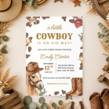 Une petite Cowboy est en route Baby Shower
