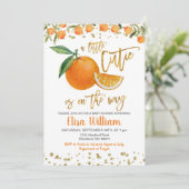 Invitation Une petite curiosité est sur le chemin de l'invita (Debout devant)