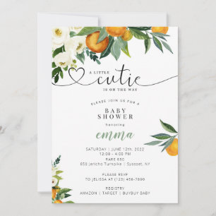 Invitation Une Petite Cutie Est En Voie D'Invitation