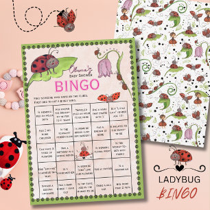Invitation Une Petite Dame Douce Coccinelle Trouvez le BINGO