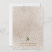 Invitation Une petite douche de bébé citrouille d'automne | N (Dos)