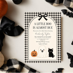 Invitation Une petite fantôme fête prénatale minimale en vich