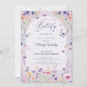 Invitation Une petite fée arrive Baby Shower (Devant)