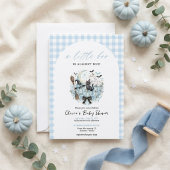 Invitation Une petite fée Halloween bébé Fille Garçon Bleu