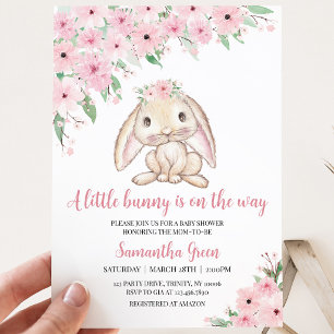 Invitation Une petite fête de bébé en route Une petite fête d