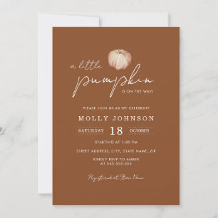 Invitation Une petite fête de bébé moderne et neutre sur le t