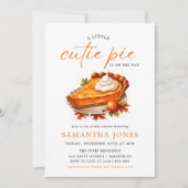 Invitation Une petite fête de naissance automnale avec citrou (Devant)