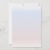 Invitation Une Petite Fête De Sirène Baby shower (Dos)