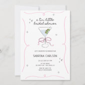 Invitation Une Petite Fête des mariées Tini (Devant)