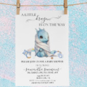 Invitation Une petite fête pour l'arrivée du bébé dragon