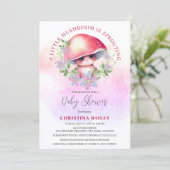 Invitation Une petite fève pousse Shower de Bébé (Debout devant)