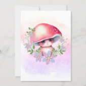 Invitation Une petite fève pousse Shower de Bébé (Dos)