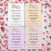 Invitation Une petite fille adorable Baby Brunch
