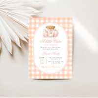 Une petite fille Baby shower à la tarte Cutie