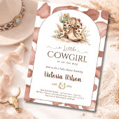 Invitation Une petite fille cowboy Shower Bébé Fille de l'Oue