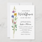 Invitation Une petite fille Wildflower (Devant)
